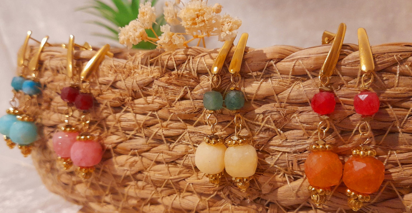 Vos boucles TIANA (Bleu)