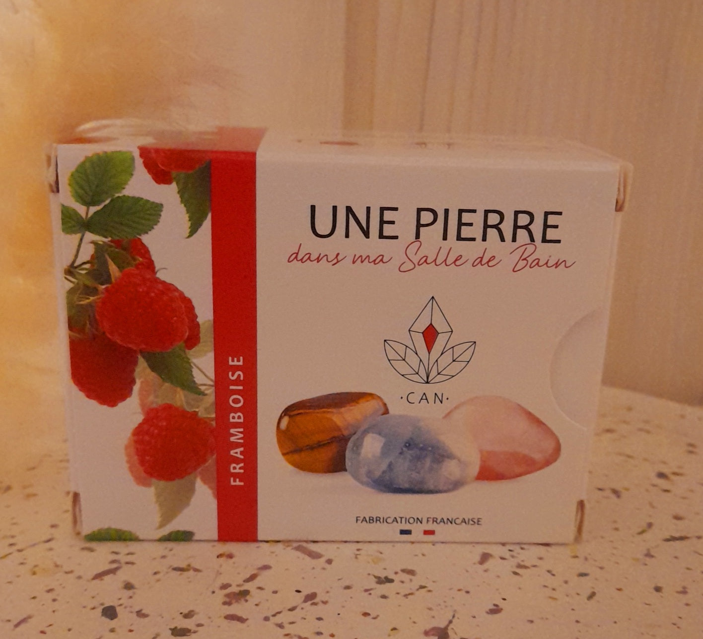 Savon senteur Framboise Formulation 100% naturelle 100% fabrication Française