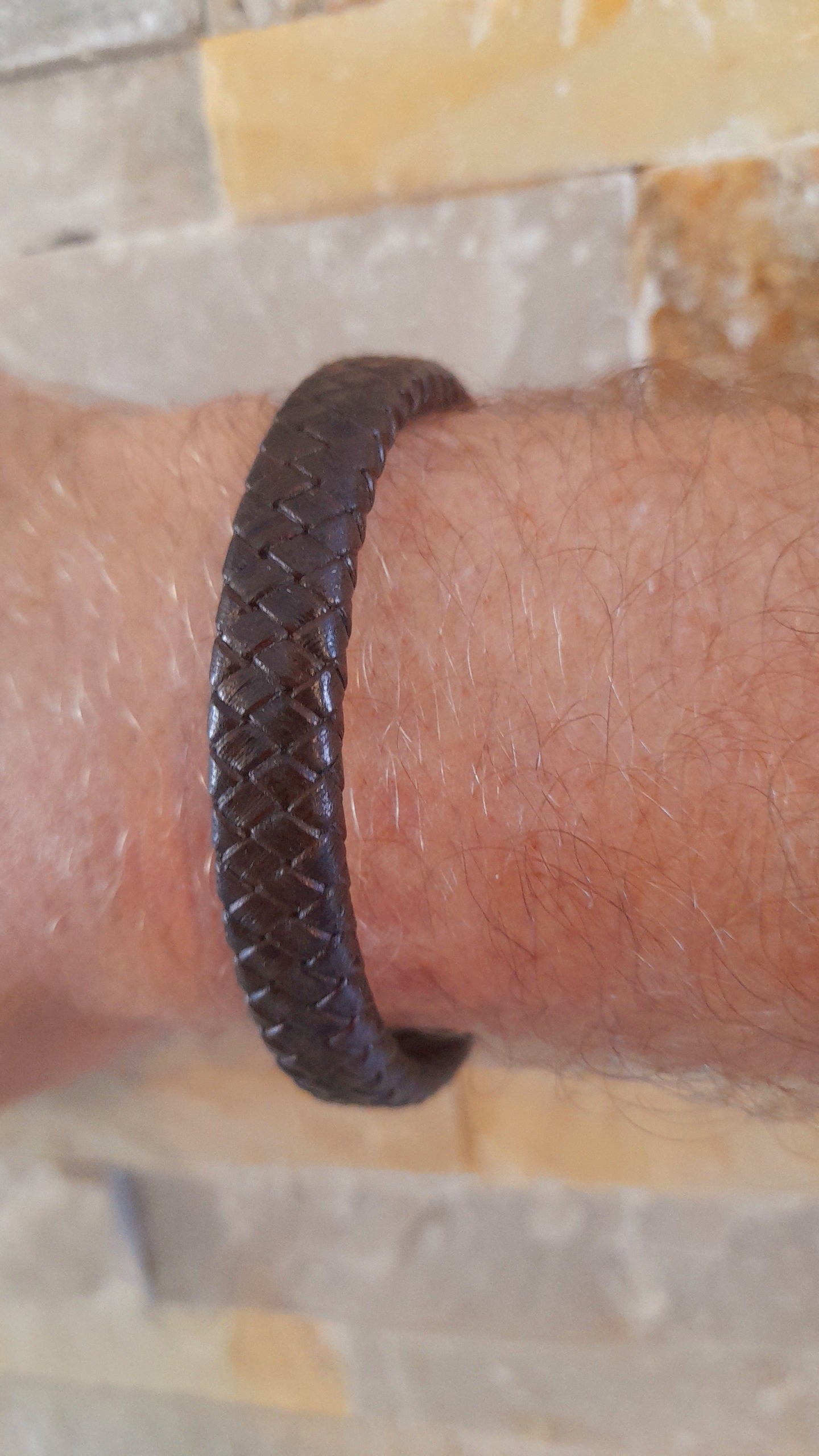 Bracelet Nanao cuir marron