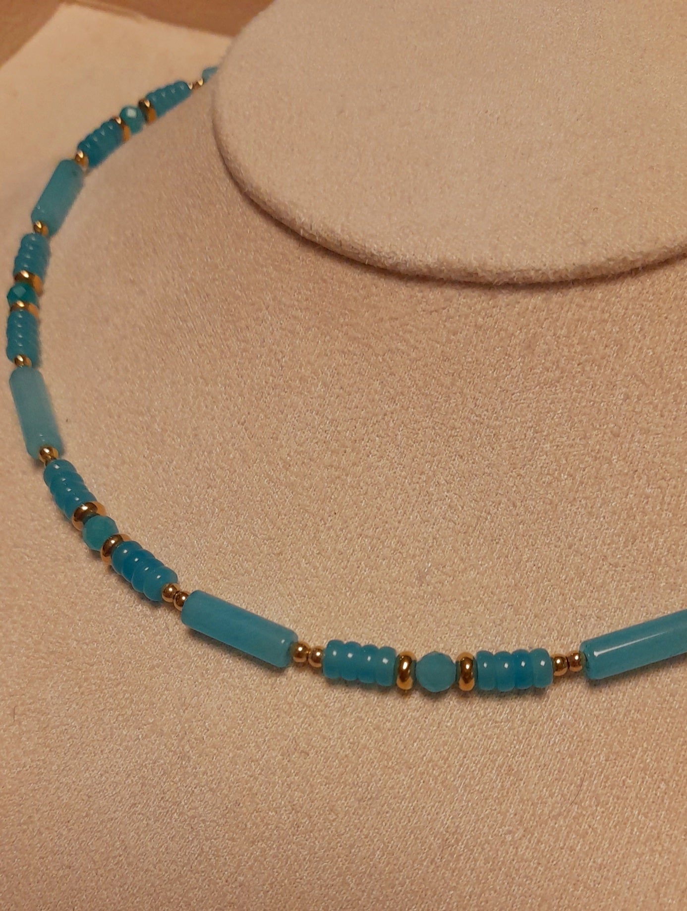 Anouk pierres  Apatites turquoises