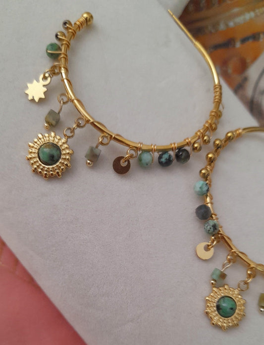 Nayal pierres naturelles Turquoise Africaine