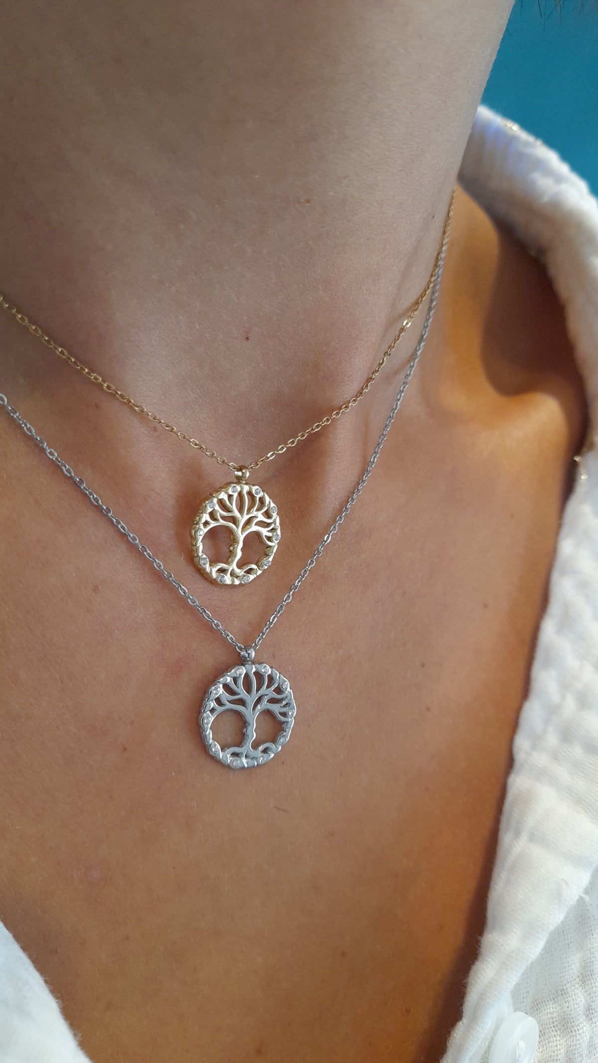 Elise collier arbre de vie doré