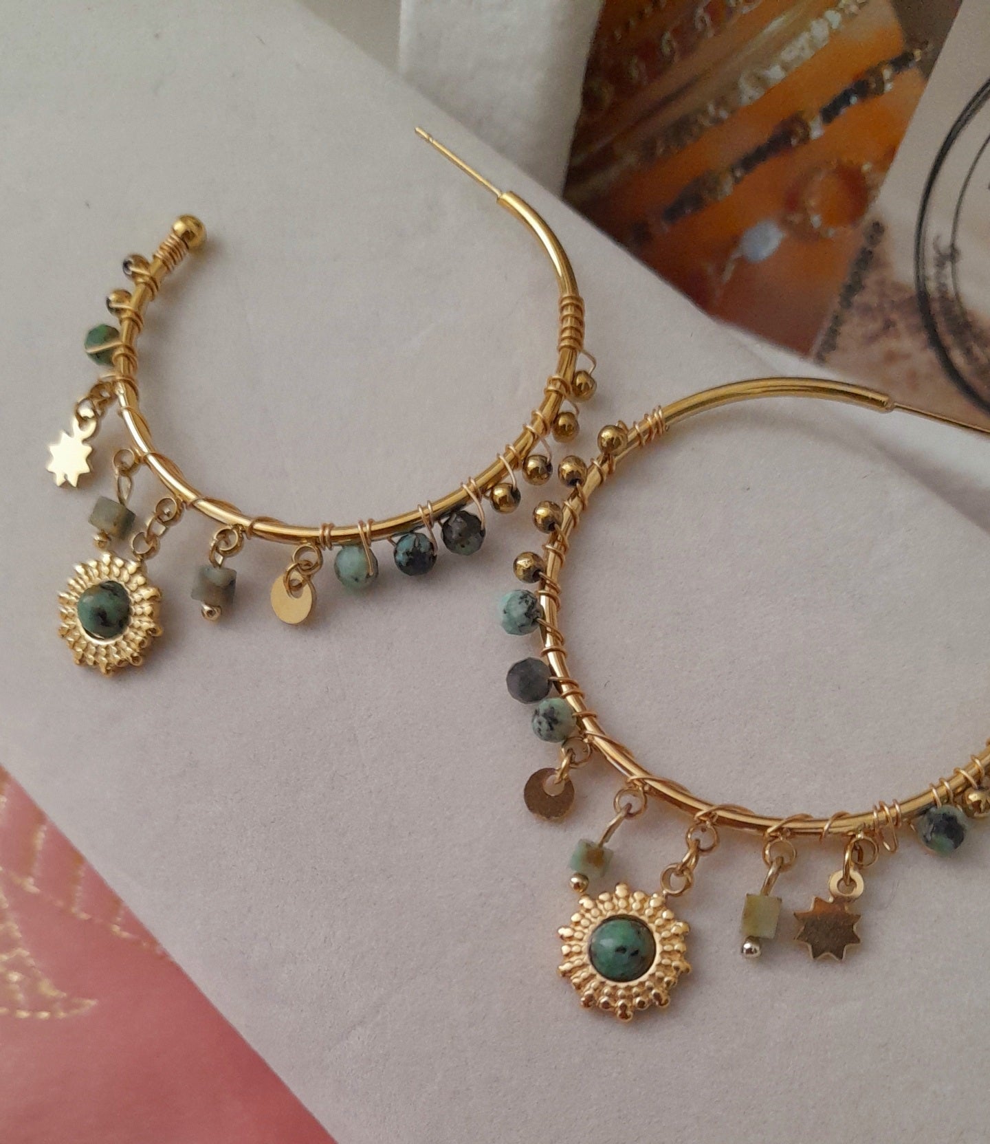 Nayal pierres naturelles Turquoise Africaine