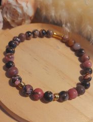 Bracelet en Rhodonite