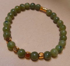Bracelet Jaspe Thaïlandais 6 mm  Protection et Ancrage  Limdéa