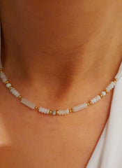 Anouk pierres Agates blanches